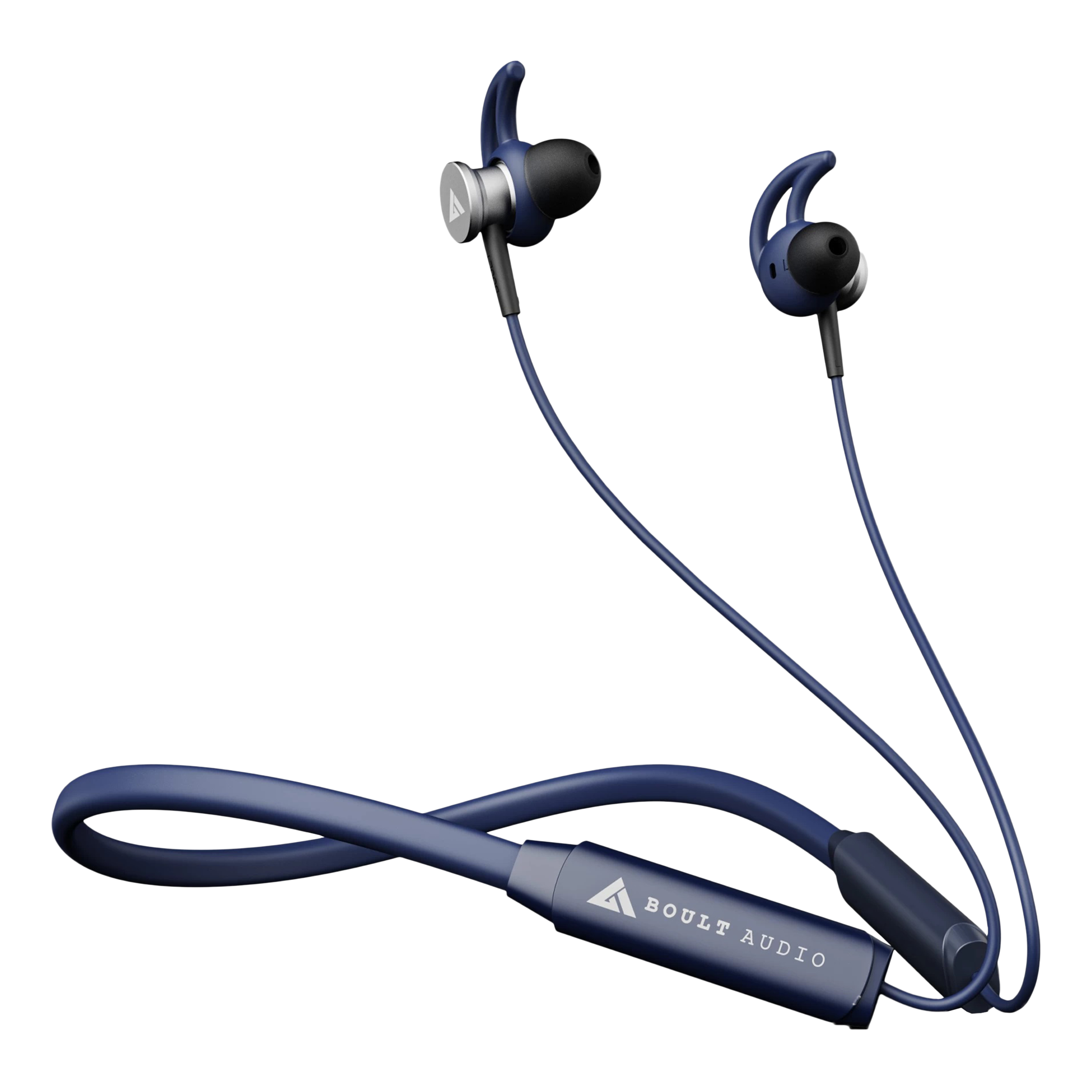 Buy Boult Audio ProBass EQCharge Neckband with Environmental Noise Cancellation IPX5 Water Resistant Upto 32 Hours Playback Blue Online Croma